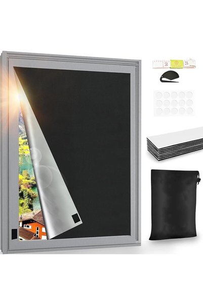 0TO1 TECH 0TO1 Blackout Curtains(150 * 300cm), 100% Blackout Blinds, ستارة تع...