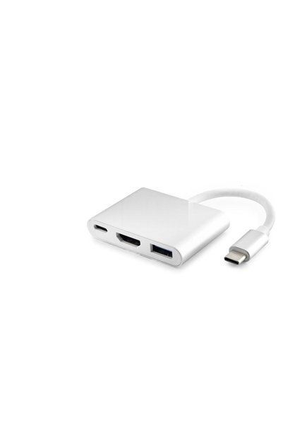 Skygo Type-C Combo Hub Hdmi 4K Usb 3.0 3 Port - Gri HDX7764
