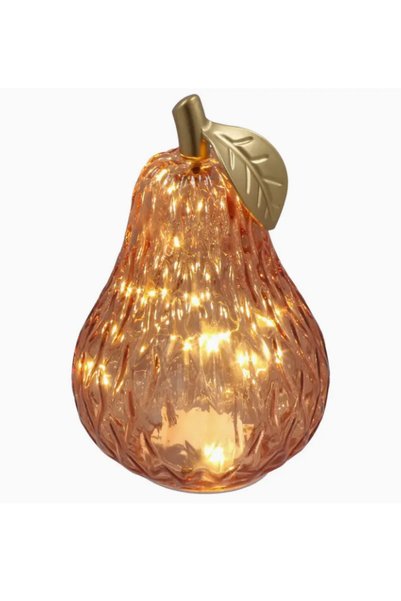 Shudehill Giftware Lampă LED Shudehill cu tăietură de diamant, formă de pară ...