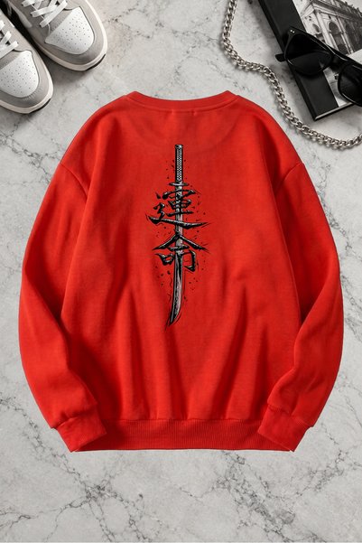 trendypassion Unisex Printed Crew Neck Sweatshirt