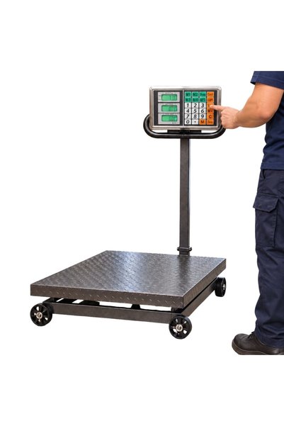 FONIX Cantar Digital Industrial, Capacitate Maxima 1500 KG, Platforma Metal O...