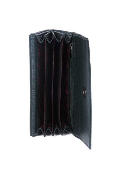 ŞAHDEM Large Size Genuine Leather Women's Wallet with Spacious Compartments