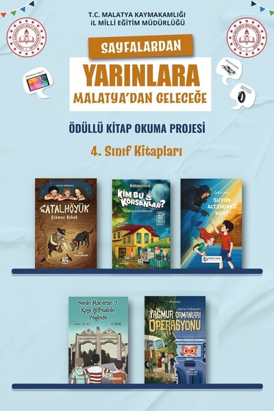 Mor Elma Yayıncılık Malatya Okuyor 4. Classroom Book Pack (5 Books)