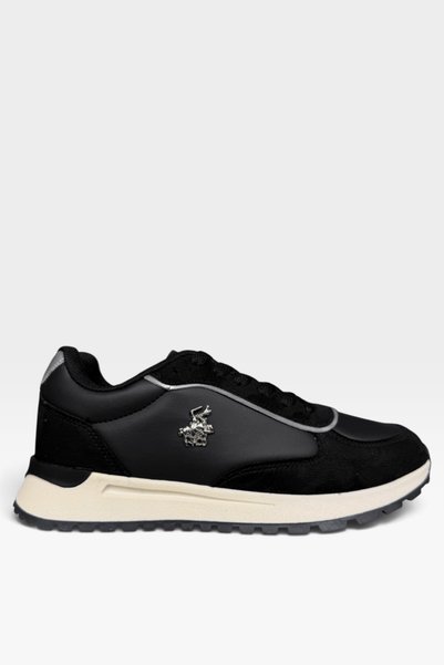 Jagulep Women's Sneaker Shoes Black - White