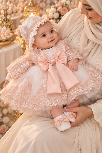 Dizaynbyasena French Lace Mevlüt Dress Set