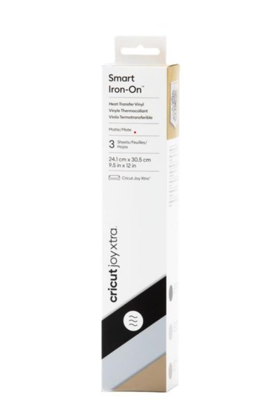 Cricut 2010395 Joy Xtra Smart Iron-On 24 x 30 cm 3’lü Siyah Altın Gümüş