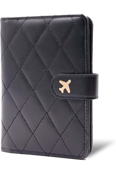 GENERAL Melsbrinna Premium Leather Passport Cover, Waterproof RFID Blocking T...