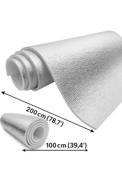 GENERAL Reflective Aluminum Foil Thermal Insulation Roll with Foam Core Water...