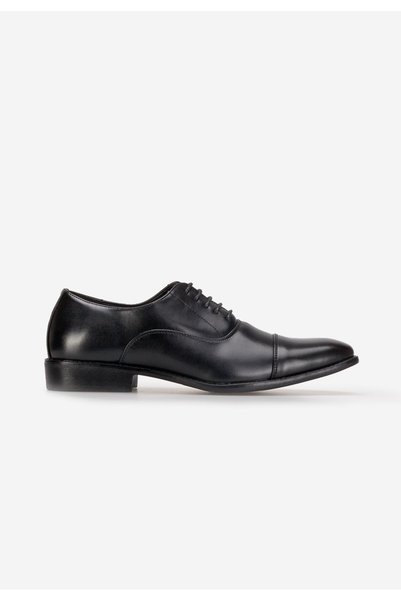 B T Shoes Κομψά ανδρικά παπούτσια Βελέζ μαύρα
