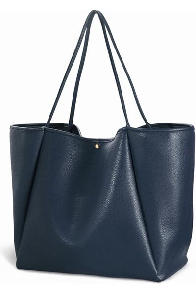 Hoxis Oversize Vegan Leather Tote Women Weekender Bag Shopper Handbag Travel ...
