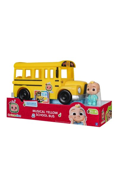 Cocomelon - Autobuz scolar cu cantec si figurina JJ