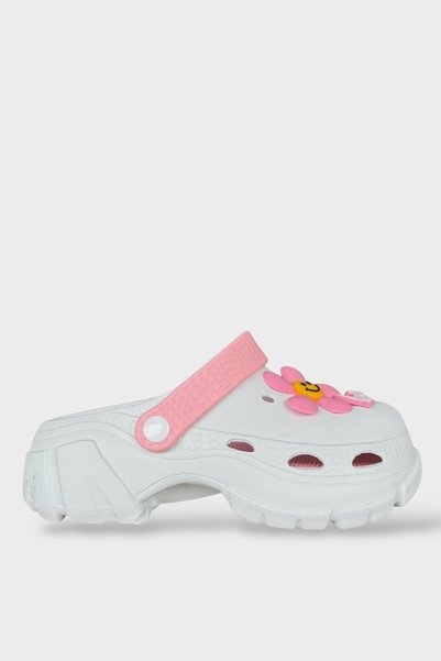 Jagulep High Comfortable Sole Women's Slippers White - Powder