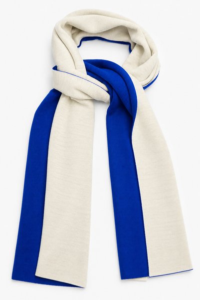 Wega Moda Women's Scarf Double-Sided Knitwear Knitted Scarf Winter Soft Textu...