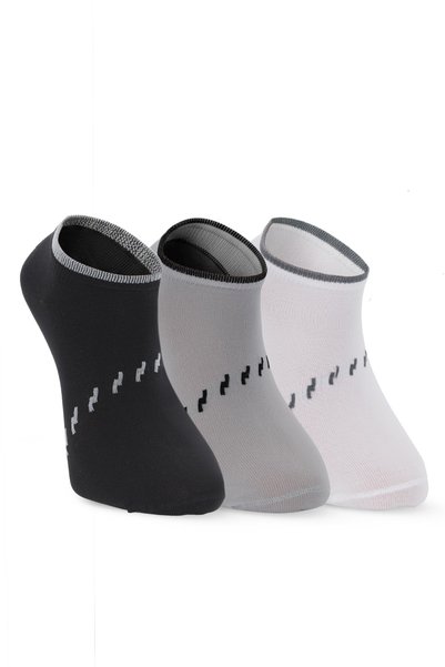 Slazenger Jara 3-Pack Men's Black / Gray Socks Sx16Ce005