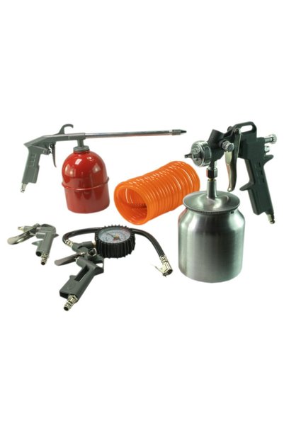 Alista Home 5-piece pneumatic tool set, air guns for painting and oiling, 5m ...