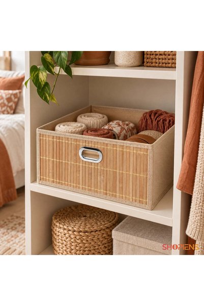 SHOPIENS Cutie Joasa Din Bambus Pentru Dulap