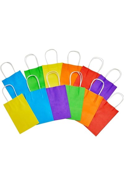 LeoClaw مجموعة أكياس هدايا فاخرة عمودية من ليو ستار، 12 قطعة، مقاس 18 سم × 23...