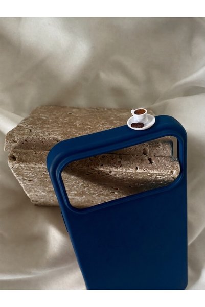 lotusbybuket iPhone 18Promax Chocolate Coffee Figured Inside Velvet Silicone Case