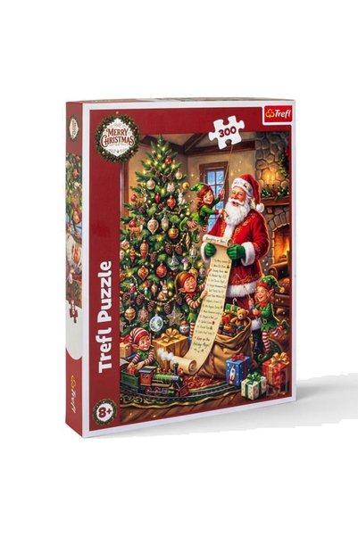 SHOPIENS Puzzle Mos Craciun Citind O Scrisoare 300 De Piese