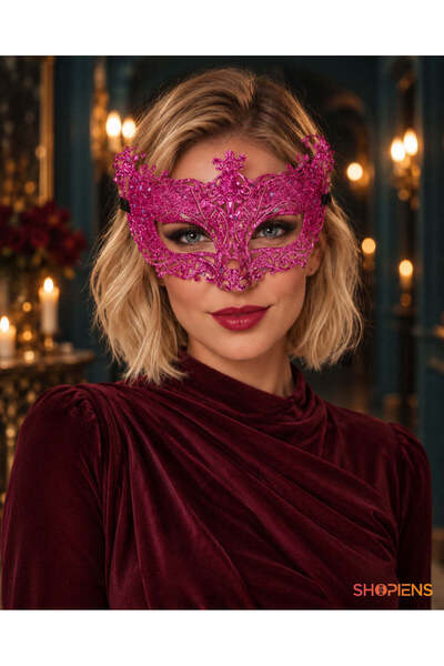 SHOPIENS Masca Fucsia De Carnaval Shopiens®
