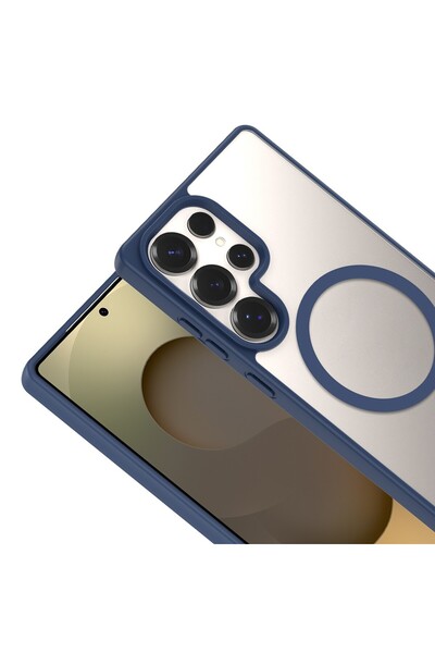 zore Galaxy S25 Ultra Case Magsafe Camera Protected Matte Anti-Fingerprint Marçev