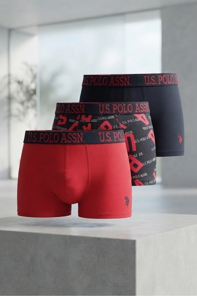 U.S. Polo Assn. Ανδρικά μποξεράκια σε συσκευασία 3 τεμαχίων