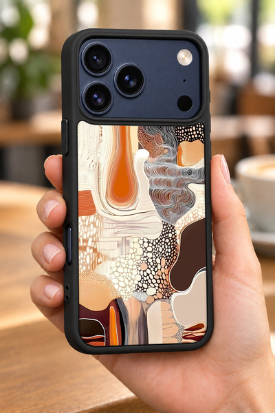 BGAKSESUAR حافظة مقاومة للصدمات متوافقة مع هاتف iPhone 18 Pro Max ومرسومة بنم...