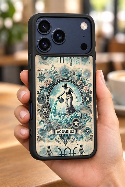BGAKSESUAR iPhone 18 Pro Max Compatible Water-Resistant Patterned Camera-Prot...