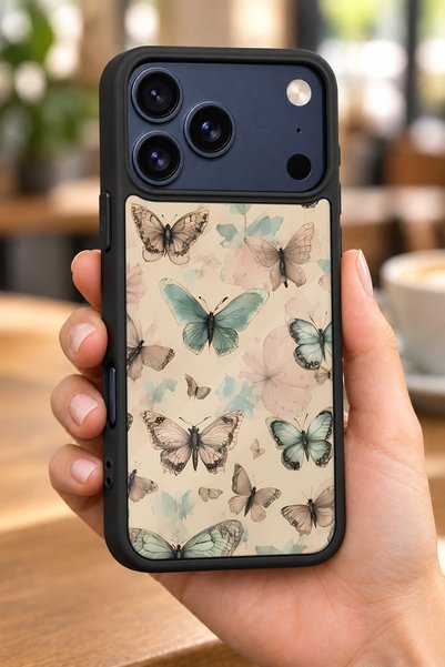 BGAKSESUAR iPhone 18 Pro Max Compatible Metamorphosis Patterned Shockproof Ca...