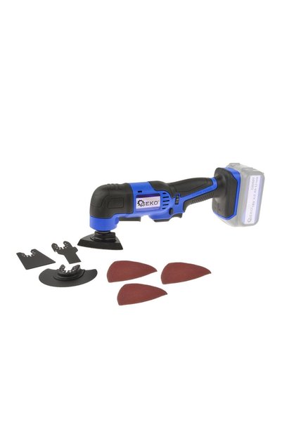 GEKO Unealta multifunctionala Li-ion 18V, fara acumulator, G80617 + accesorii