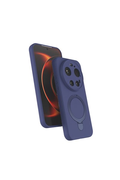zore Xiaomi 17 Ultra Kılıf 360 Derece Döner Standlı MagSafe Kamera Lens Korumalı Silikon SENK