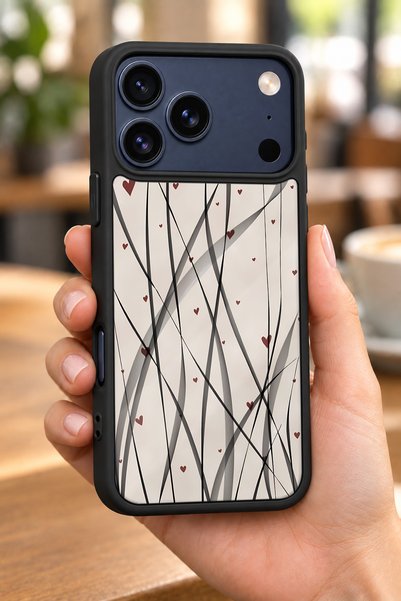 BGAKSESUAR iPhone 18 Pro Max Compatible Modern Patterned Shock-Resistant Case...