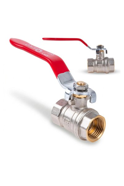 GEKO Robinet cu bila 1/2" WW DN15 cu garnitura de etansare, G70226