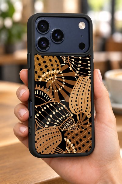 BGAKSESUAR iPhone 18 Pro Max Compatible Tropical Pattern Shockproof Case with...