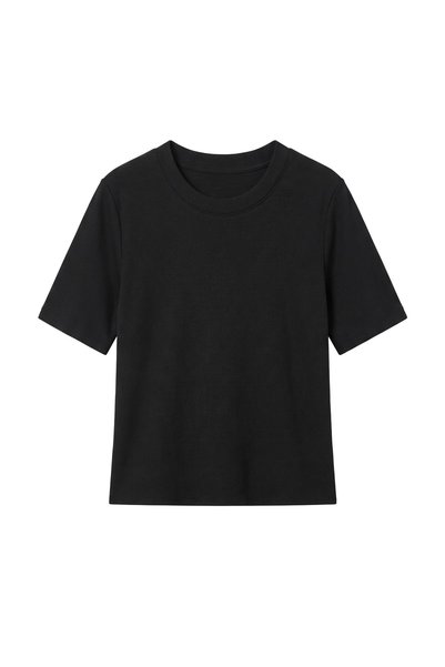 Sevilen Tekstil Short Sleeve Crew Neck Basic Badi
