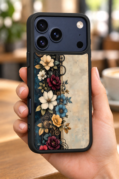 BGAKSESUAR حافظة مقاومة للصدمات بنمط Steampunk متوافقة مع هاتف iPhone 18 Pro ...