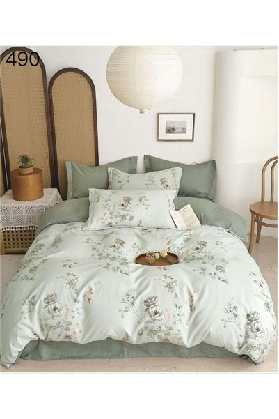 East Comfort Set de lenjerie de pat dublu Finet, 6 piese, Husă de pilotă 200x...