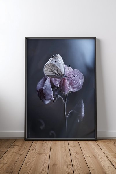 KEYFHOME Tainted Love Tablou MDF cu ramă neagră Poster Cadou pentru decor de ...