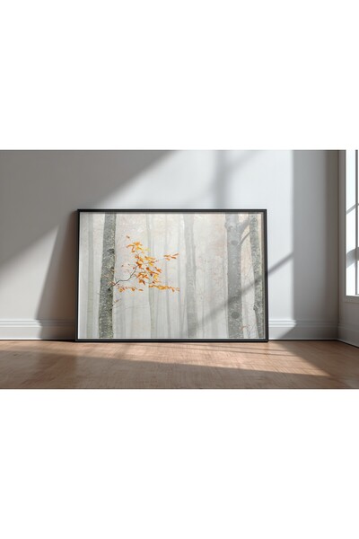 KEYFHOME Autumn 2020 Black Framed Mdf Table Poster Living Room Wall Decor Gift
