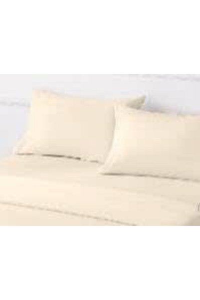 GENERAL طقم ملاءة سرير مزدوج مقاس 100×200 + 30 سم، مع غطاء وسادة واحد، باللون...