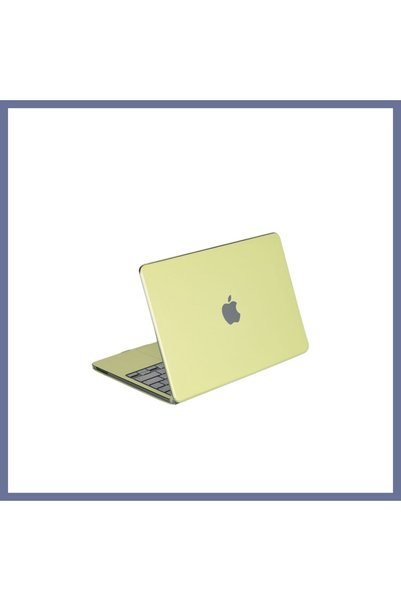 dilaratrendhousee MacBook Neo Şeffaf Macbook Kapak - Yeşil DLRA