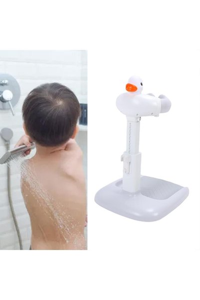 Premini Bebek Duş Standı Yükseklik Kaymaz Katlanabilir Bebek Ayakta Durma Desteği B
