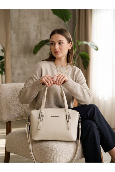 Just Polo Original Women's New Season Imported Heart Adjustable Strap Hand and Shoulder Bag Size:26X20 cm Rc2066