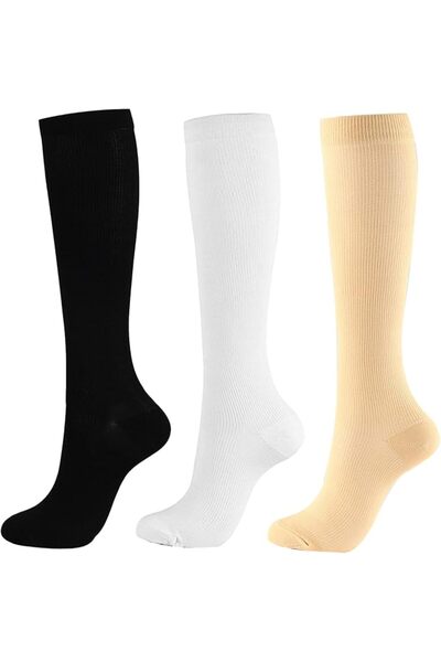 Dress Cici Compression Socks for Men And Women, Nylon Knee High Socks for Ath...
