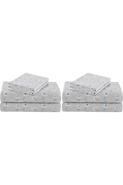 Comfort Spaces ملاءات سرير قطنية 100٪ مقاس توين إكس إل، قابلة للتنفس، ملاءات ...