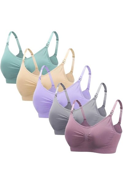 Dress Cici Full Coverage & Support Maternity Bra, Comfy & Stretchy Breastfeed...