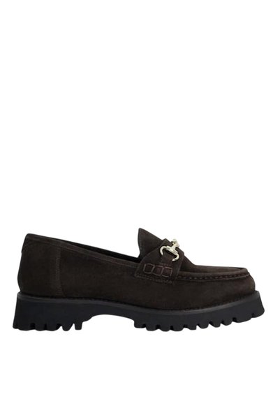 Dune London Γυναικεία Grissini Loafers Καφέ 0076509230028330-BROWN