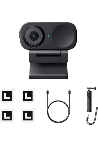 Insta360 لينك 2C - كاميرا ويب بدقة 4K لأجهزة الكمبيوتر/ماك