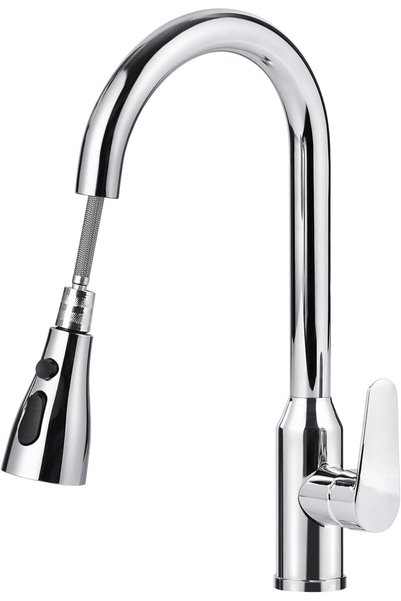 Generic Kitchen Faucet Tap with Pull Down Sprayer, 3 Spray Mode High Pressure...