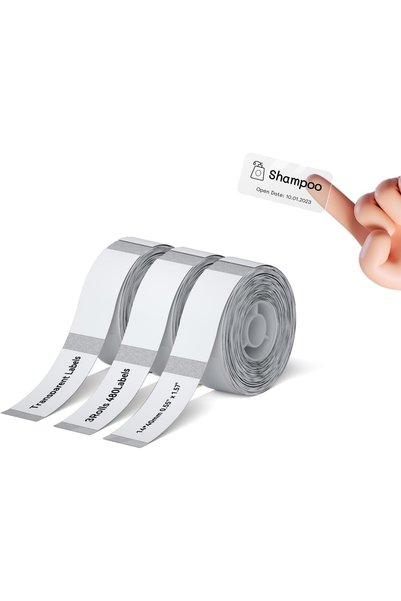 Generic D11 Label Maker Tape D110 Labels 3Rolls, Self-Adhesive Labeling Tape ...